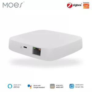 MOES Tuya Smart ZigBee Wired Hub Gateway Home Centro de control APP Control remoto - Imagen 1 de 14