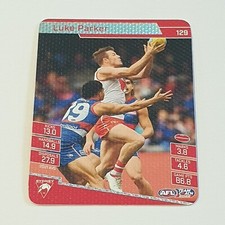 2022 TEAMCOACH Canvas Parallel Luke Parker Sydney Swans #129 UNUSED CODE