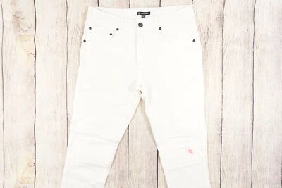 INC INTERNATIONAL CONCEPTS WHITE 32 RIBBED KNEE STRETCH JEANS MENS DEFECT - Image 1 of 4