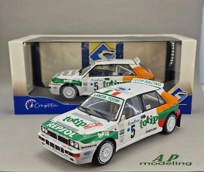 modellino auto scala 1/18 lancia delta hf integrale rally montecarlo 1993 - Immagine 1 di 4