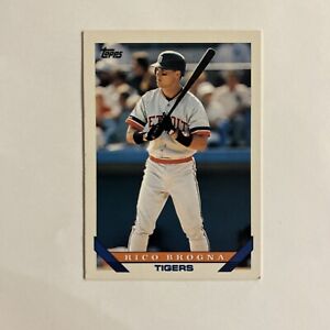 1993 Topps Rico Brogna Baseball Cards #598