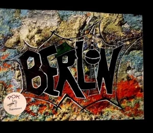 HTF Rare Berlin Wall Graffiti Tribute Magnetic Key Holder Iron Curtain - Picture 1 of 7