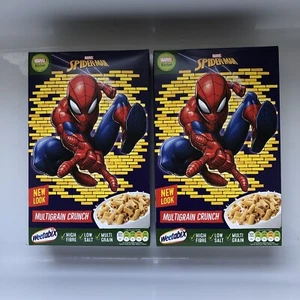 Weetabix Multigrain Crunch Marvel Spider-Man 450g x2 Boxen Mindesthaltbarkeitsdatum Mai 2026 - Bild 1 von 6