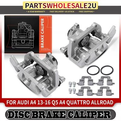 2x Pinza de freno trasera izquierda y derecha con soporte para Audi A4 Quattro A5 Quattro Q5 Foto 1 de 4
