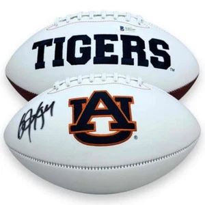 Bo Jackson Autographed Signed Auburn Tigers Logo Football - Beckett - Picture 1 of 3
