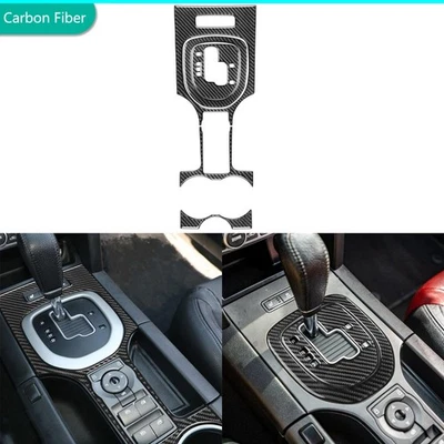 Cubierta de panel de cambio de marchas de consola de fibra de carbono real 5 piezas para Pontiac G8 08-09 Foto 1 de 4