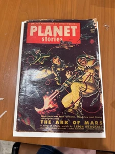 Planet Stories Sept – Leigh Brackett “The Ark of Mars” Sci-Fi Pulp - Picture 1 of 12