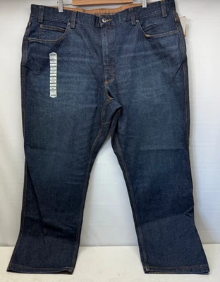 Pantalones de mezclilla azules para hombre DULUTH Trading Co. Flex Ballroom calce relajado 46x32 (44x31) Foto 1 de 4