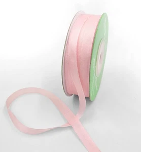 May Arts Hand Dyed 100% Silk 1/4 Inch Ribbon - Pink - 54 Yards - Picture 1 of 1