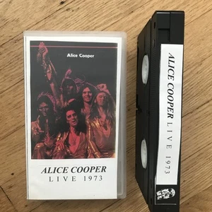 Alice Cooper Live 1973 VHS • Good to See You Again + In Concert 1973 - Picture 1 of 6