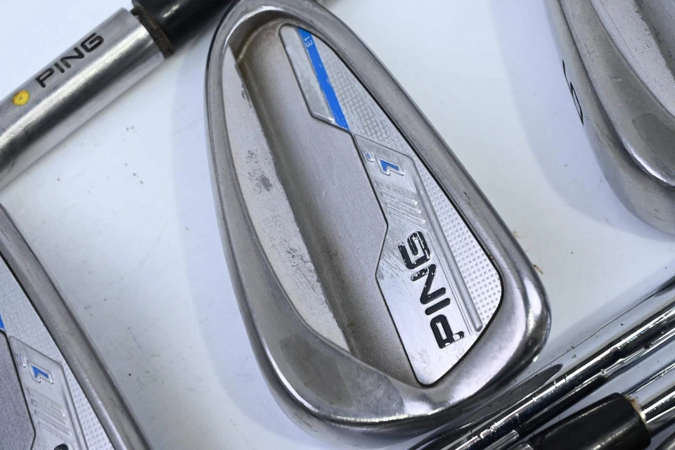 Ping i-Series E1 Irons / 4-PW / Yellow Dot / X-Flex Ping CFS Distance Shafts - Image 1 of 4