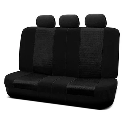 FH Group Trendy Elegance 3D Air Mesh 2nd Row Black Seat Covers Foto 1 de 4