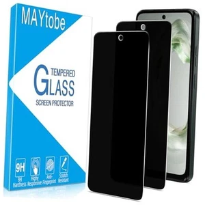  [2-Pack Privacy Screen Protector for Motorola Moto G 5G 2025 Tempered Glass,  - Picture 1 of 7