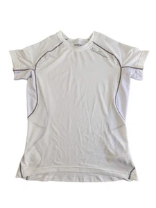 Salomon X Static Acti Lite T-shirt Ladies Size XL White Crew Neck VGC - Picture 1 of 9