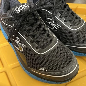 Zapatilla deportiva Gdefy Gravity Defyer Mighty Walk negra azul para hombre talla 10,5 ancha - Imagen 1 de 9