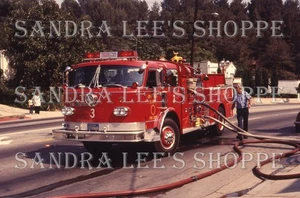 Fire Apparatus Slide 1982 LACFD Los Angeles 1981 ALF Engine 3 On Scene - Picture 1 of 1