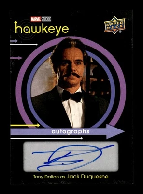 5-11-17 PWE . marvel . hawkeye . auto autograph tony dalton jack duquesne .#a-da - Image 1 of 2
