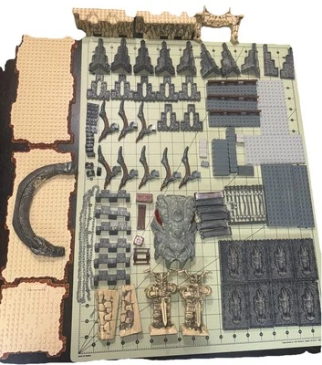 Mega Bloks Fire & Ice Dragons Portal of Fire #9889 Parts Only Incomplete - Image 1 of 4