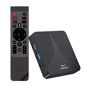  Box Android 14, Android Box 2 GB + 16 GB RK3518 Quad-Core 2.4 G/5 G Dual W1161 - Imagen 1 de 10