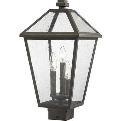 Luz de poste Z-Lite 579PHBS-ORB Talbot ou acessórios bronze polido a óleo - Imagem 1 de 4