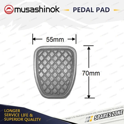 Brake or Clutch Pedal Pad for Subaru Forester SF5 SG9 SH9 SJ5 SJ9 Brumby BRZ MT - image 1 of 2