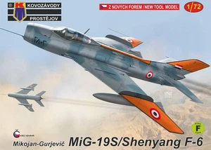 1/72 Fighter : Mikoyan MiG-19S / Shenyang F-6 [4 x Options ] #0497 : KP MODELS - Picture 1 of 2