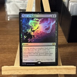 MTG *Flare of Malice foil* (NM) Modern Horizons 3 Magic the Gathering Free Ship - Picture 1 of 2