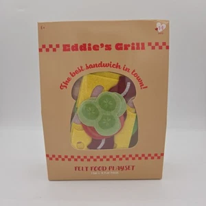 Target Bullseye Playground Eddie’s Grill Valentine Sub Sandwich Felt Playset - Picture 1 of 6