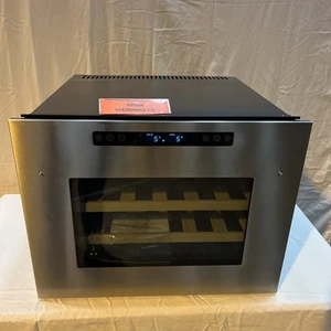 Wine Cooler Cata UBICWCSS55.1 60cm Wide 24 Bottle Built-in - Stainless Steel New - Picture 1 of 15