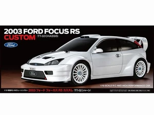 Tamiya 1/10 scale R/C model car assembly kit 2003 Focus RS Custom (TT-02) - Picture 1 of 4