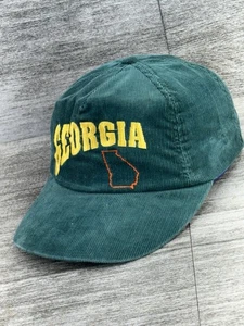 De Colección Pana Georgia Bordada Hecha en EE. UU. OSFA Verde Camionero Gorra Años 80 90 Y2K - Imagen 1 de 24