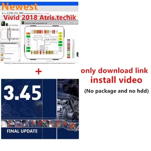2024 Hot! Autoreparatur Software Vivid 2018 Werkstattdaten 2018 Atris-Technik Euro - Bild 1 von 19