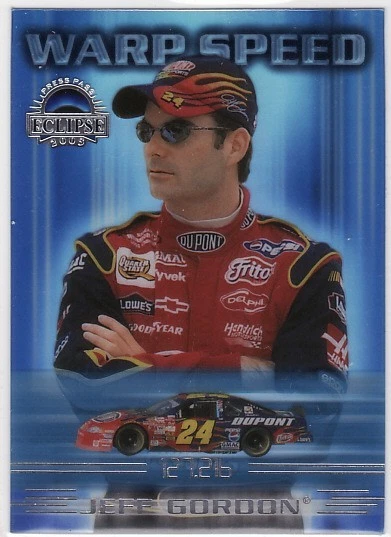 2003 Press Pass Eclipse - Warp Speed WS1 - Jeff Gordon - Image 1 of 1