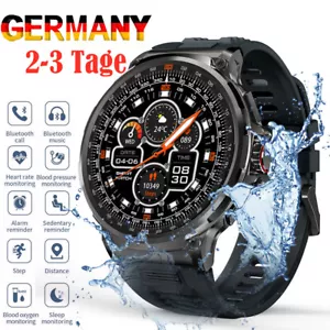 Smartwatch Herren mit Schrittzähler Pulsuhr Armbanduhr Sportuhr für Android iOS - Bild 1 von 19