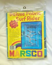 Vtg Fabric Inflatable Raft Surf Rider VA Beach Seagulls Marsco Deluxe 45"x29"