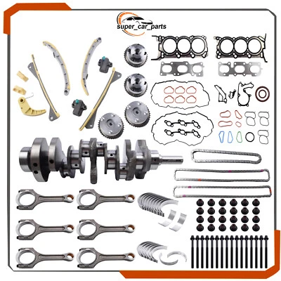 Engine Rebuild Overhaul Kit for 2011-2019 Hyundai Santa Fe Kia Sorento 3.3L G6DH Foto 1 de 4