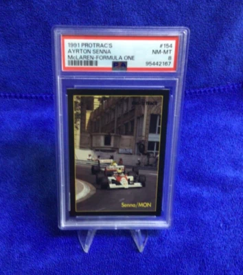 1991 PRO TRAC'S FORMULA ONE # 154 AYRTON SENNA - McLAREN  - PSA 8 - Image 1 of 4