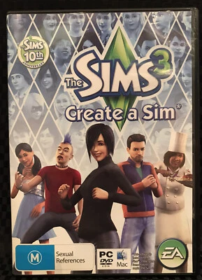 THE SIMS 3 Create A Sim PC GAME 2010 with Manual *Disc Mint* FAST FREE POST - Image 1 of 3
