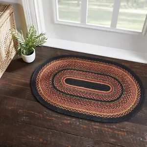 VHC Heritage Farms Jute Oval Rug 24x36~ Rustic/Primitive - Picture 1 of 6