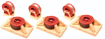 Cargas de cable acanaladas de acero pequeñas Chooch (escala HO) #7268 - NUEVAS EN CAJA Foto 1 de 3