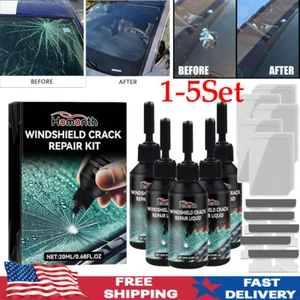 Kit de reparación de parabrisas fluido de reparación de nano vidrio automotriz para astillas y grietas - Imagen 1 de 17