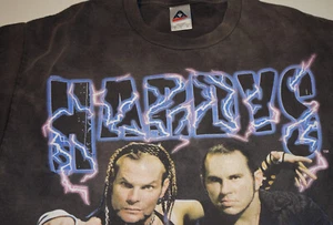 WWE Hardy Boys Shirt - Mens Large - WWE Vintage - Matt Jeff Hardy Lightning AAA - Bild 1 von 8