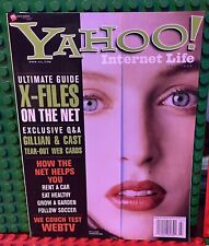 Yahoo! Internet Life Dana Scully Gillian Anderson X-Files July 1998 Issue Nmint