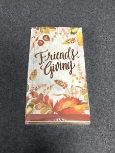 Creative Converting Guest Napkin 3 Ply Fall Thanksgiving Friends Giving 16 M53B - Picture 1 of 2
