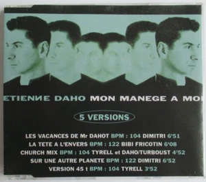 ETIENNE DAHO - MAXI CD "MON MANÉGE À MOI - REMIXES (5 VERSIONS)" - Picture 1 of 2