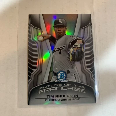 TIM ANDERSON 2014 BOWMAN CHROME FUTURE OF THE FRANCHISE MINI #FFTA WHITE SOX - Image 1 of 2