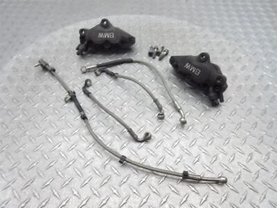 2009 07-09 BMW R1200GS Adventure Left Right Front Brake Caliper Line Hose Pad - Image 1 of 4