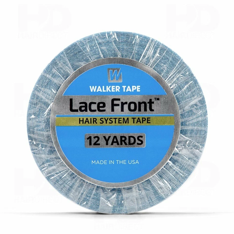 WALKER TAPE WALKER 1/2" X 12 YARDS LACE FRONT SUPPORT TAPE ROLL WIG/TOUPEE CLEAR ADHESIVE