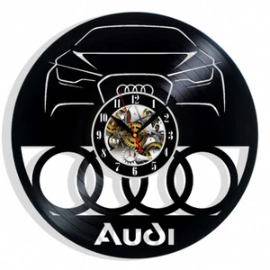 Audi Auto Vinile Orologio da Parete Regalo Compleanno Vacanze Arte Casa Camera... - Foto 1 di 5