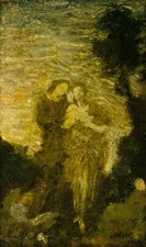 Albert Pinkham Ryder : "Florizel and Perdita" (by 1887) — Giclee Fine Art Print
